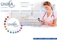 Tablet Screenshot of fournisseurs.uniha.org